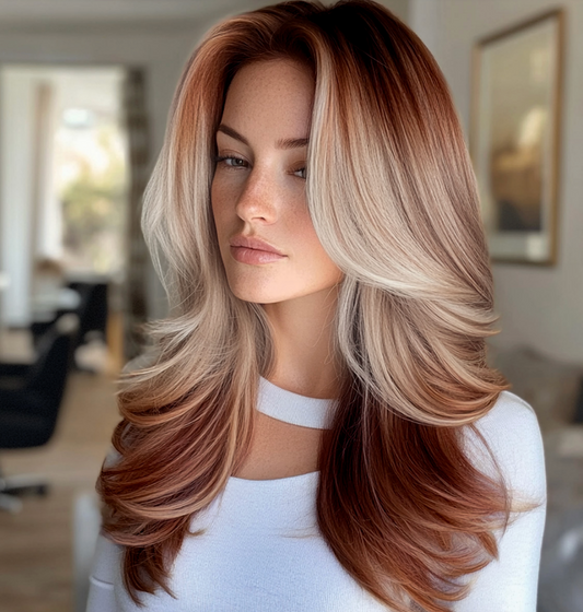 SMILCO | Brown Synthetic Wig